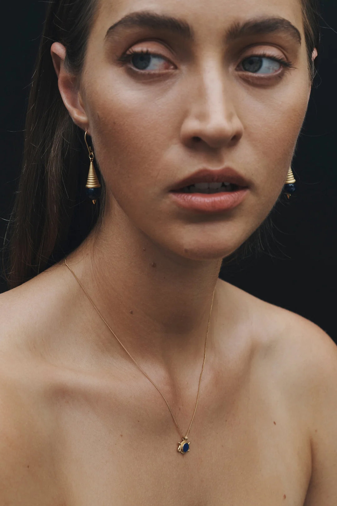 Temple Of The Sun Naja Necklace - Gold