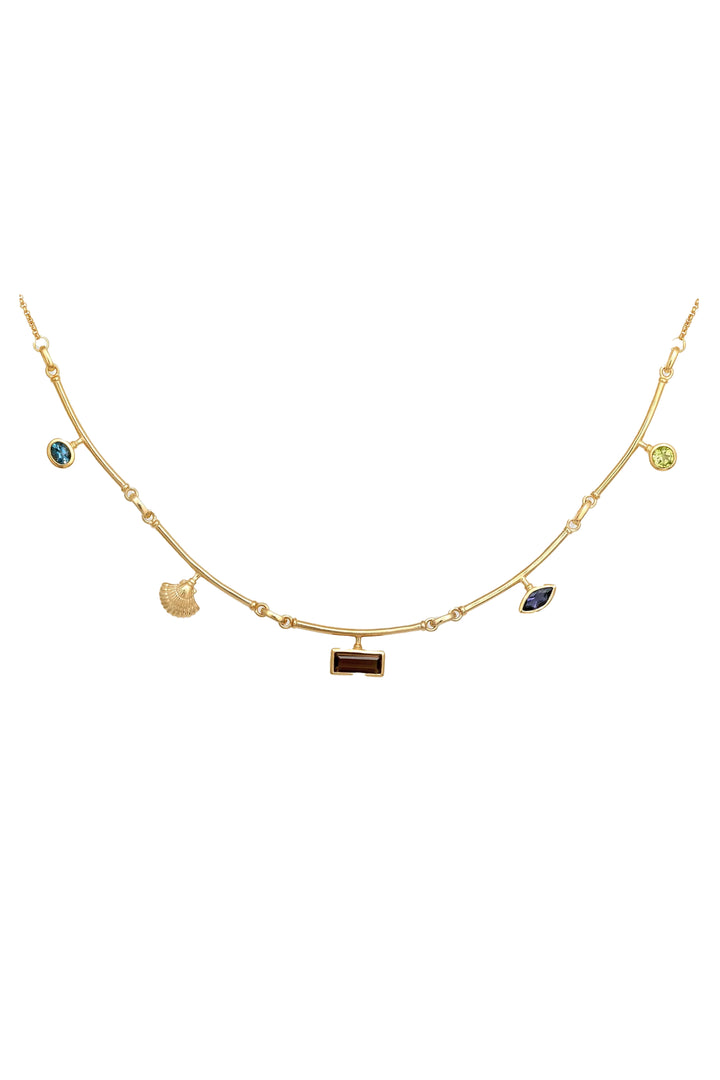Temple Of The Sun Ula Statement Necklace - Gold