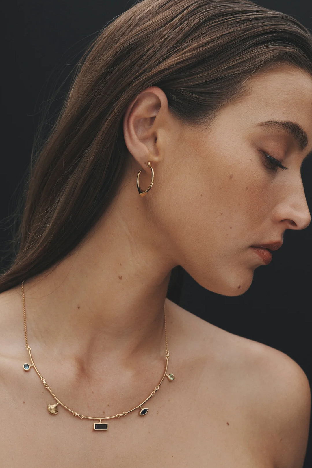 Temple Of The Sun Ula Statement Necklace - Gold
