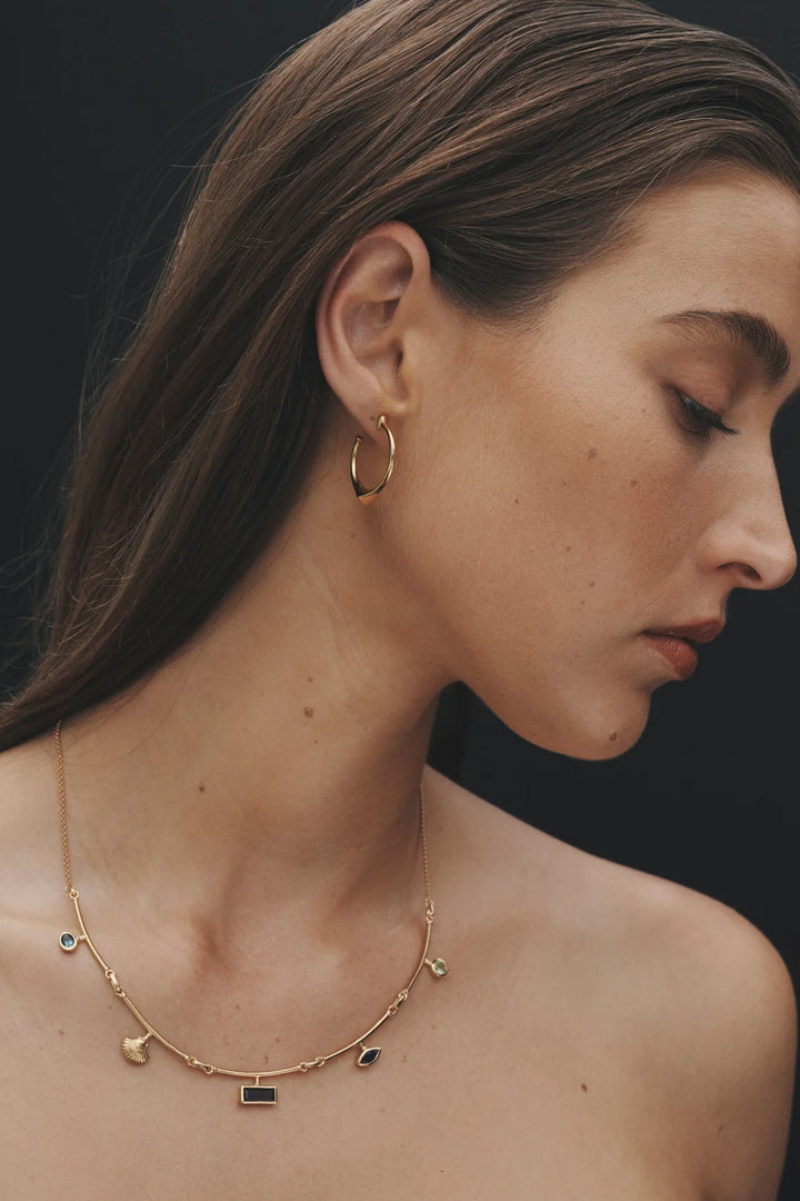 Temple Of The Sun Ula Statement Necklace - Gold