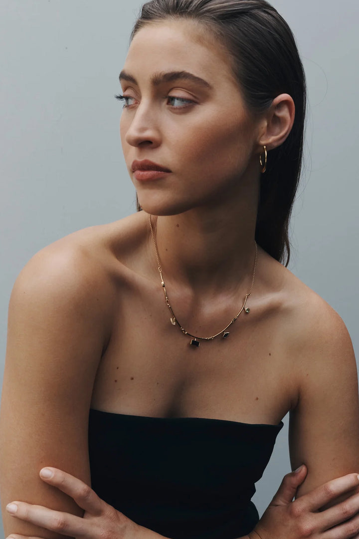 Temple Of The Sun Ula Statement Necklace - Gold