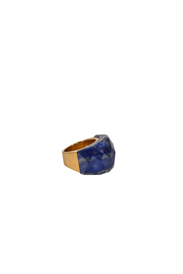 Alouette Design  Crystal Ring - Lapis