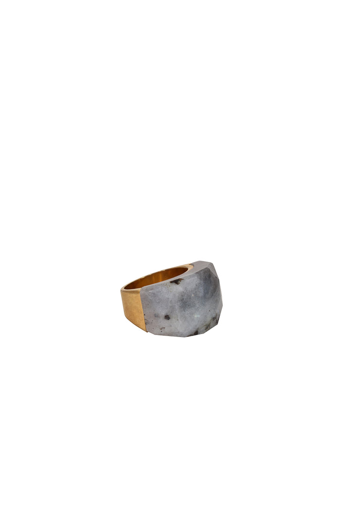 Alouette Design  Crystal Ring - Grey