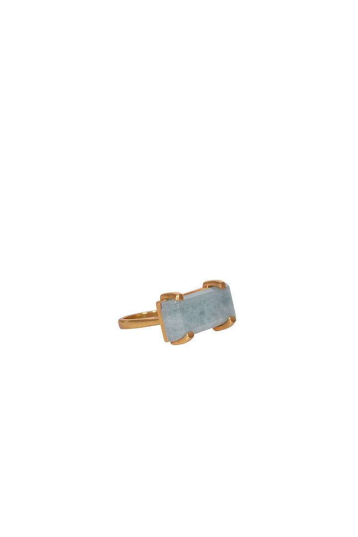 Alouette Design Bar Ring - Blue