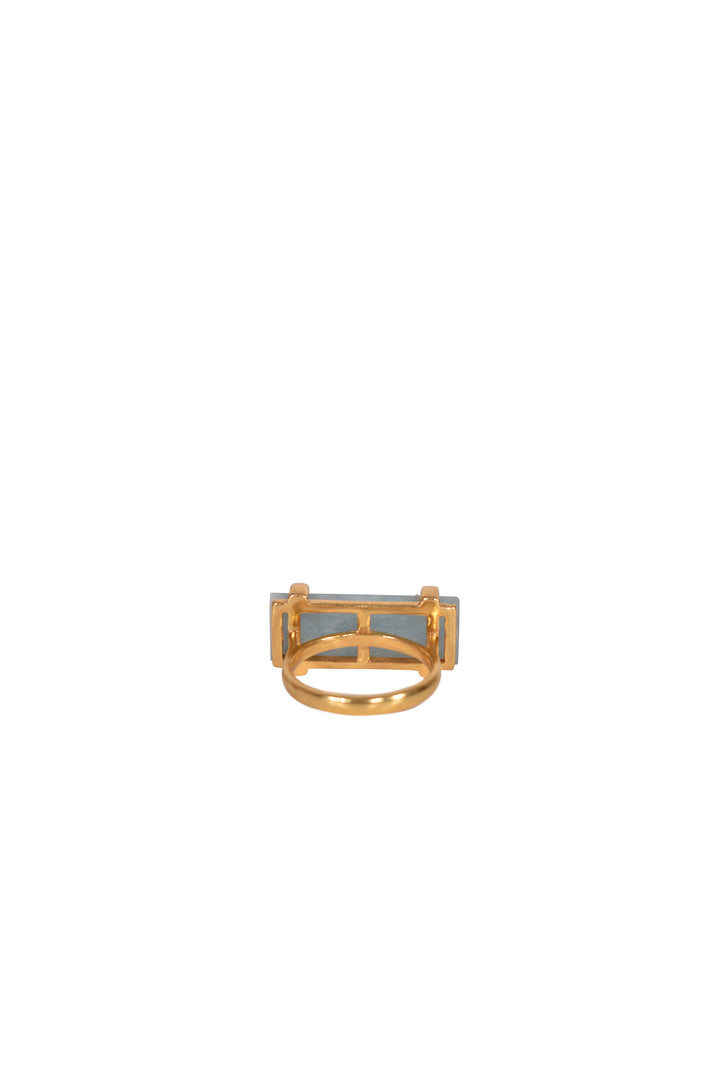 Alouette Design Bar Ring - Blue