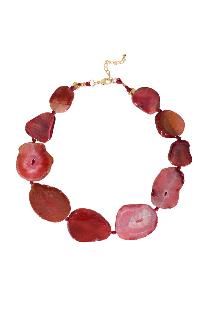 Alouette Design Flamme agate Necklace