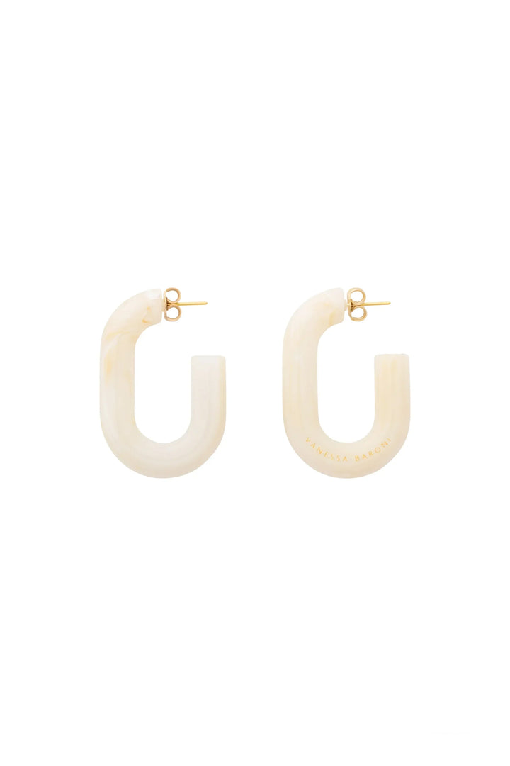 Vanessa Baroni Oval Earrings