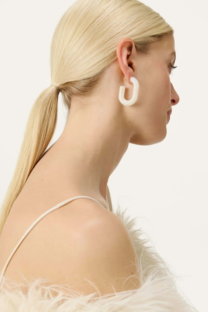 Vanessa Baroni Oval Earrings