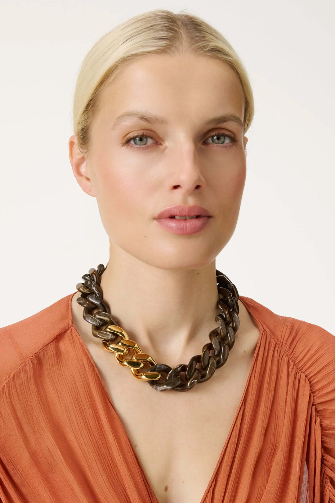 Vanessa Baroni Flat Chain Necklace
