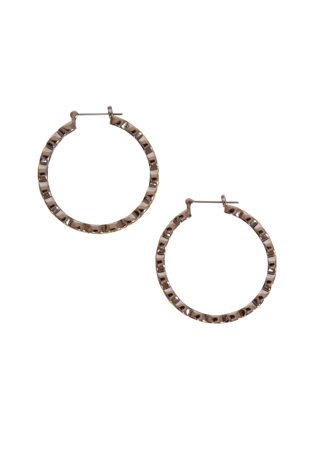 Husk Kate Two-Tone Hoops