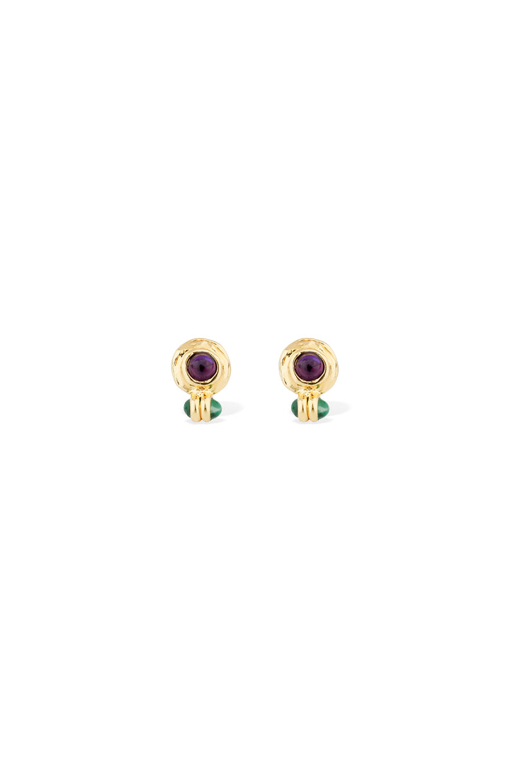 Gas Bijoux Amarante Studs