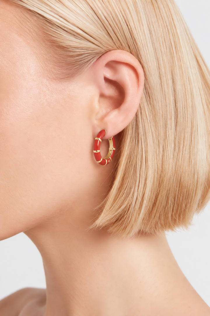 Gas Bijoux Bambou Mini Hoops