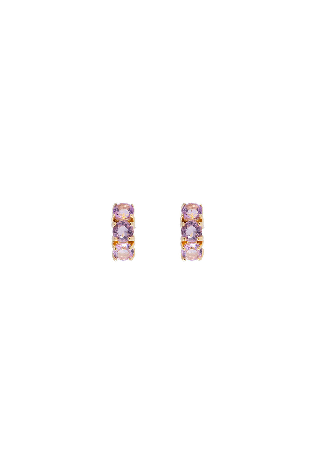 Fairley Amethyst Huggies