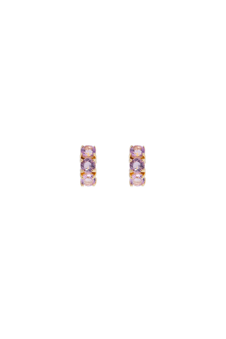 Fairley Amethyst Huggies