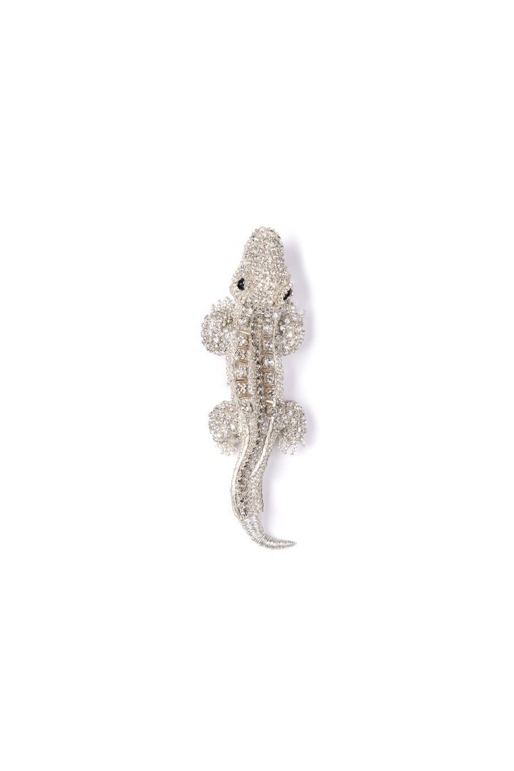 Deepa Gurnani Alligator Brooch