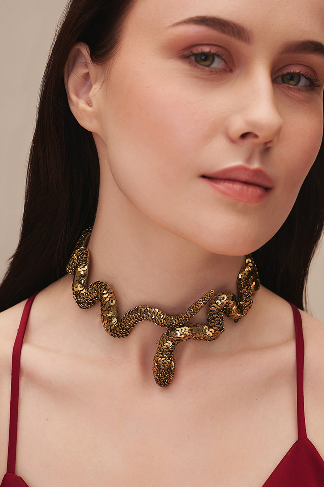 Deepa Gurnani Nagini Necklace
