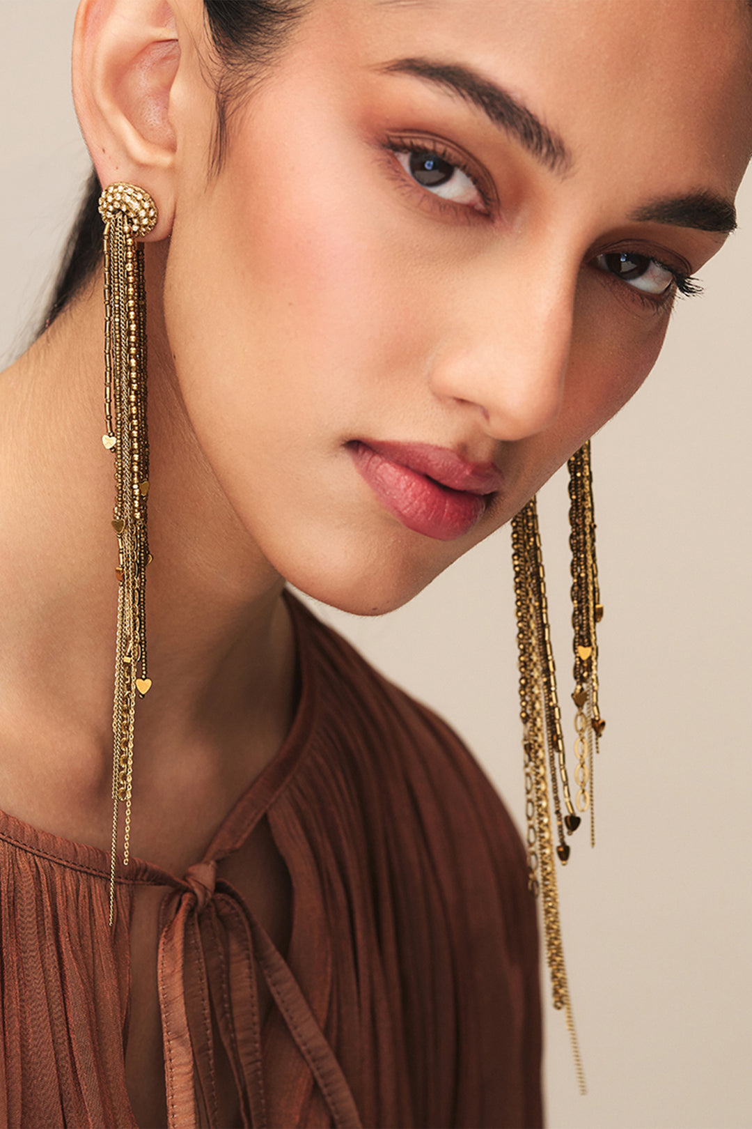 Deepa Gurnani Sitara Earrings