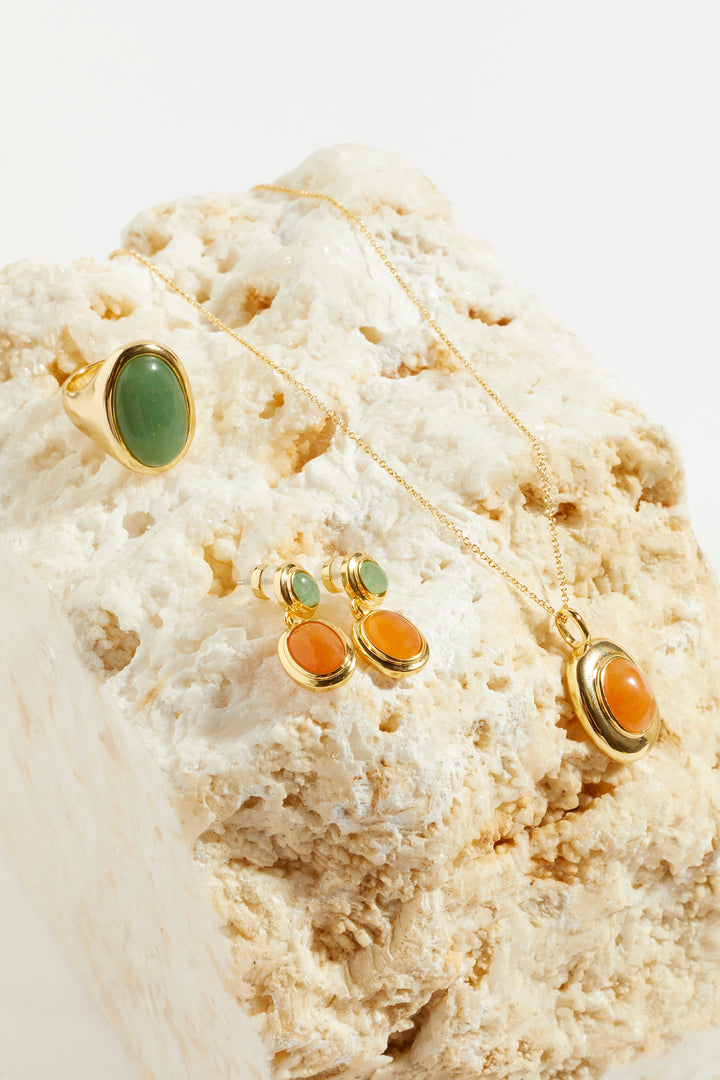 Husk Aurelia Jade Statement Ring