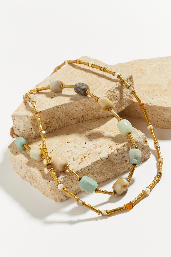 Husk x Alouette Design Zinnia Necklace