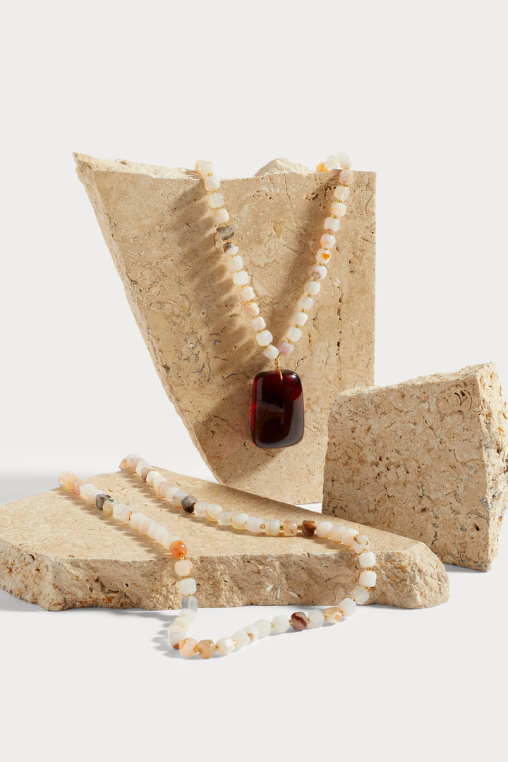 Alouette Design Grace Agate Necklace