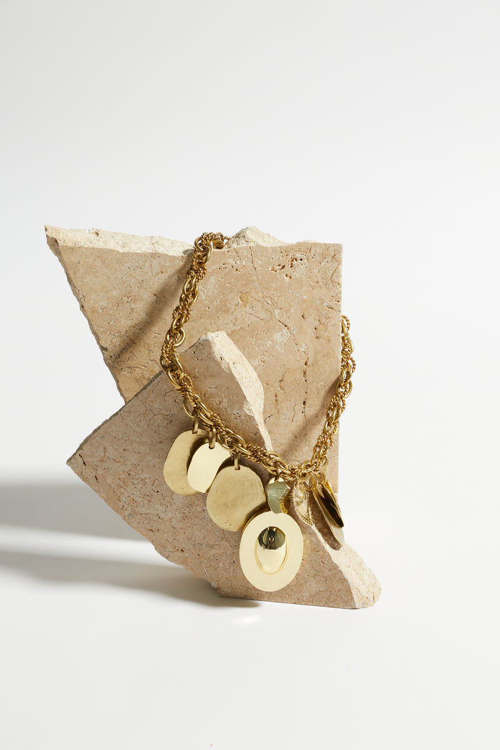 Sita Nevado Crater Necklace - Gold