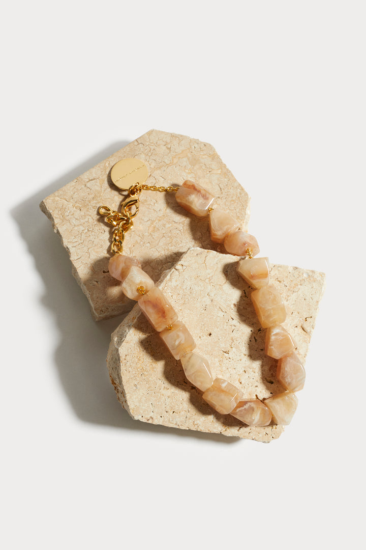 Vanessa Baroni Stone Necklace - Honey