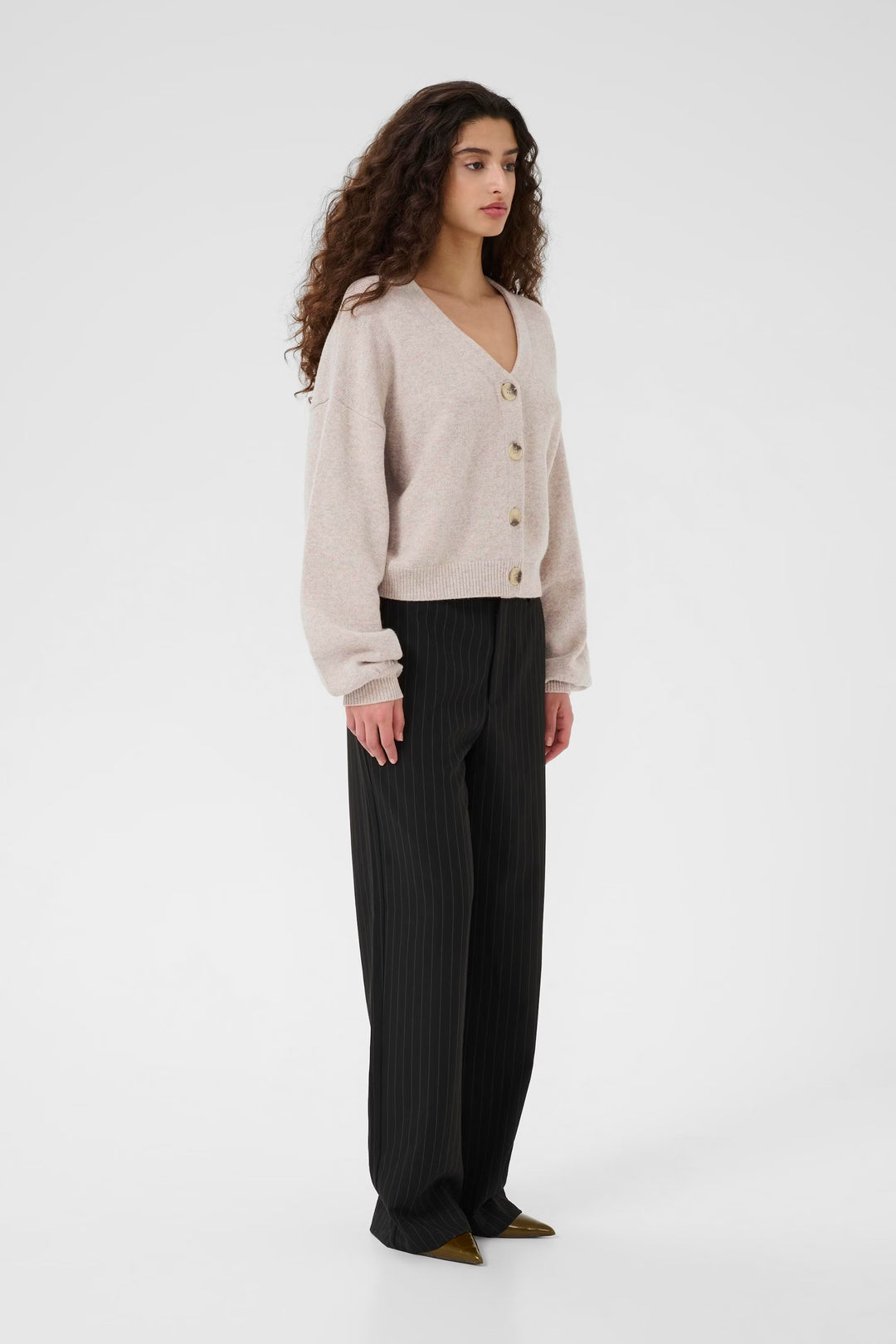 Gestuz Manzi Cardigan - Grey Melange