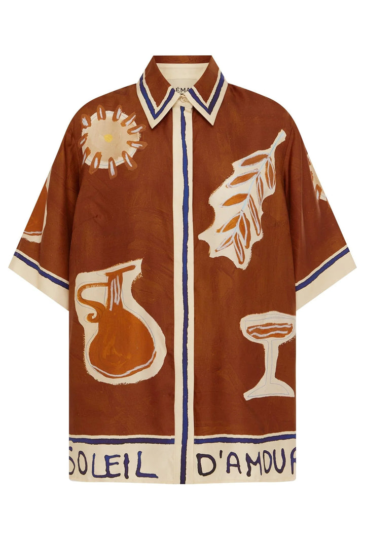 Alemais Soleil Shirt - Rust