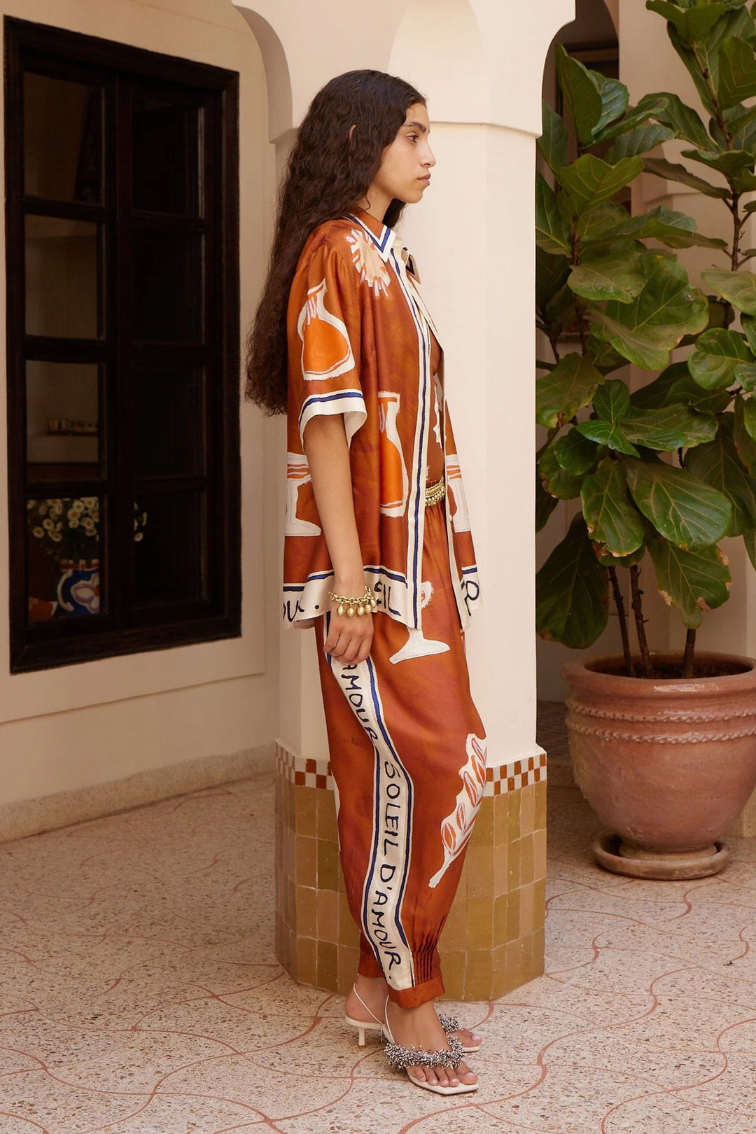 Alemais Soleil Shirt - Rust