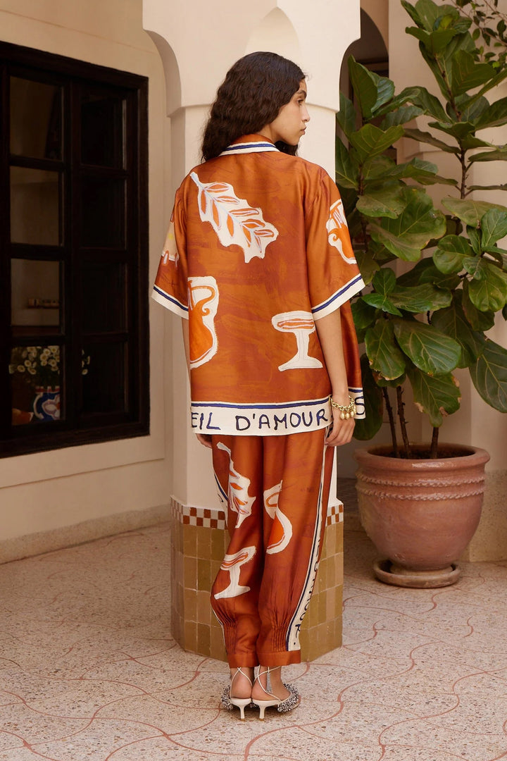 Alemais Soleil Shirt - Rust