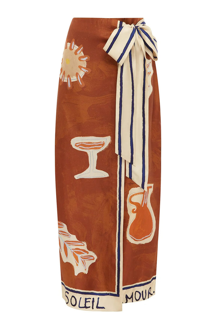 Alemais Soleil Skirt - Rust