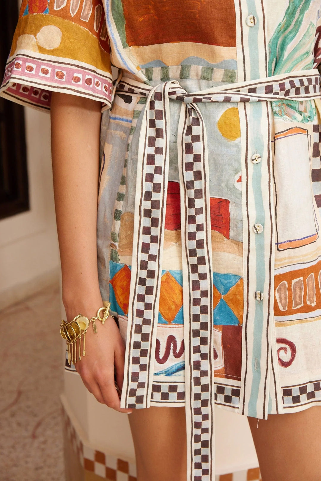 Alemais Michelle Mini Dress - Multi Colour
