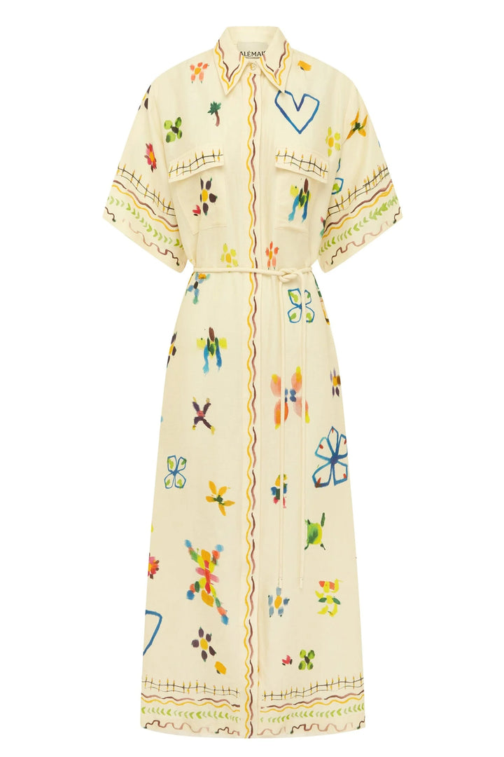 Alemais Sidi Shirtdress - Multi Colour