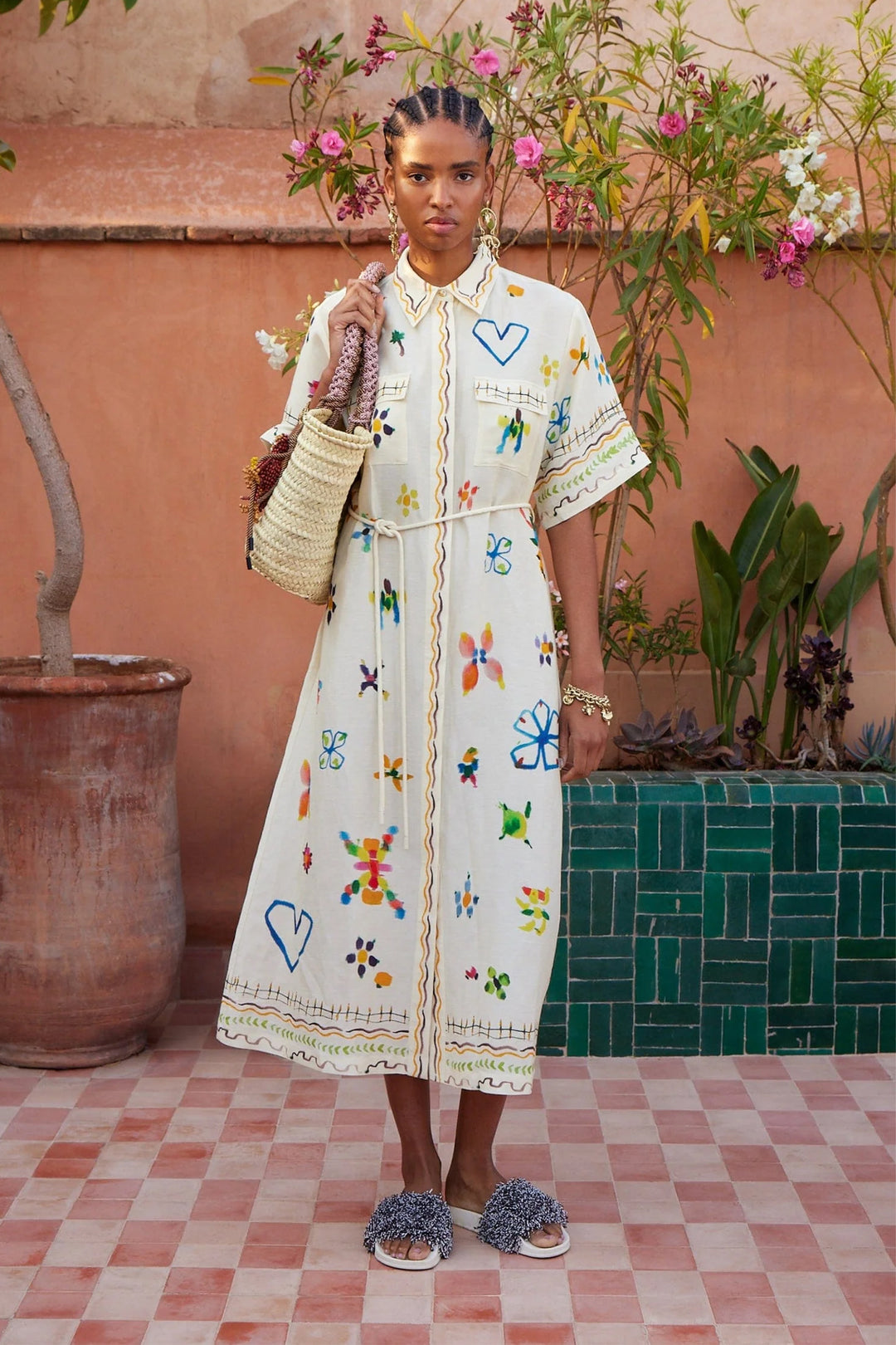 Alemais Sidi Shirtdress - Multi Colour