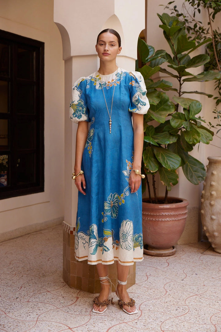 Alemais Luda Midi Dress - Blue