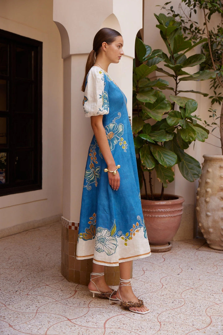 Alemais Luda Midi Dress - Blue