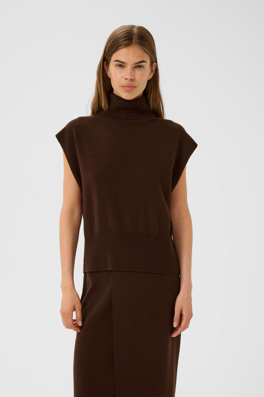 Gestuz Manzi Waistcoat - Brown