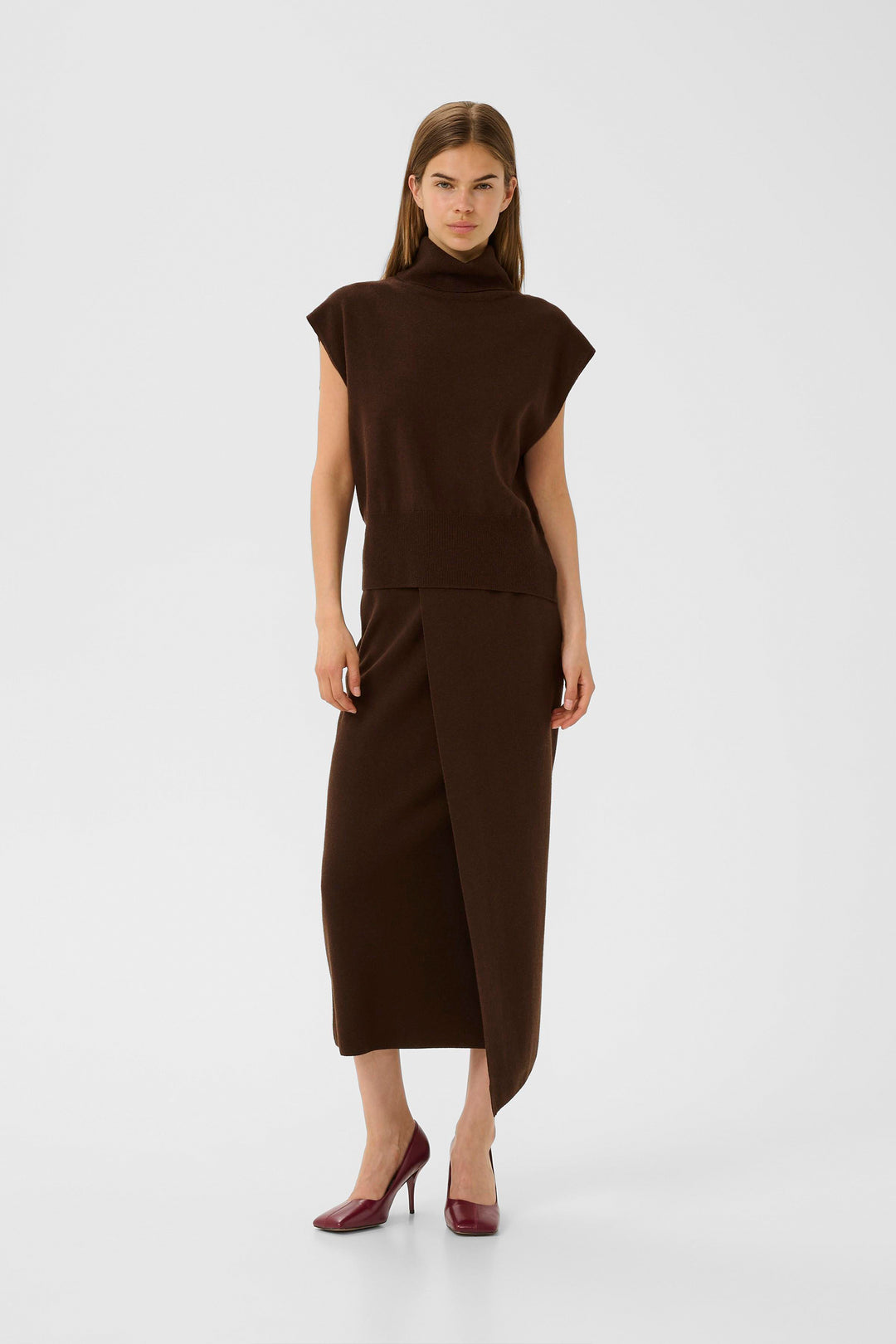 Gestuz Manzi Waistcoat - Brown