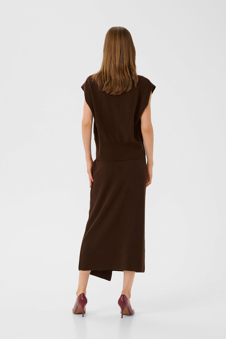 Gestuz Manzi Waistcoat - Brown