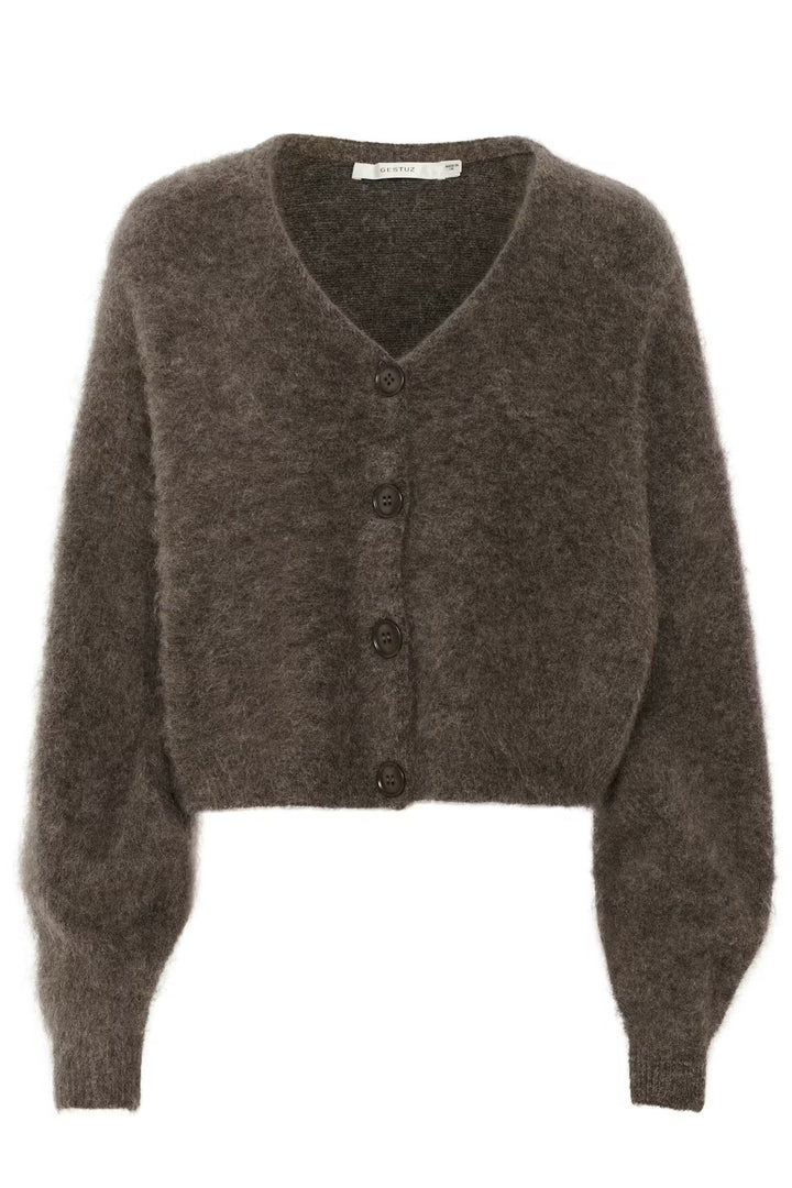 Gestuz Debbie Cardigan - Chestnut Melange