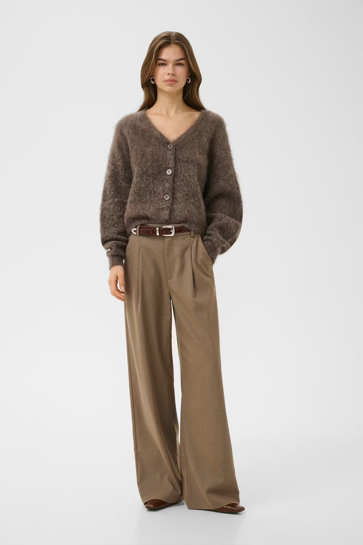 Gestuz Debbie Cardigan - Chestnut Melange
