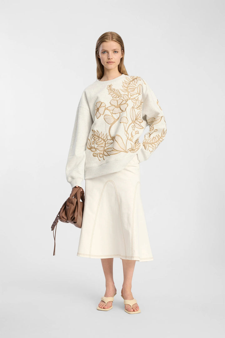 Munthe Braeden Jumper - Light Grey