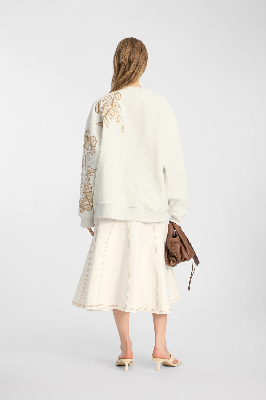 Munthe Braeden Jumper - Light Grey