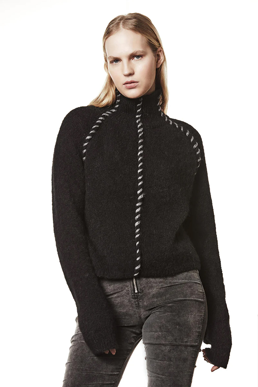 Thom Krom Stitch Knit - Black