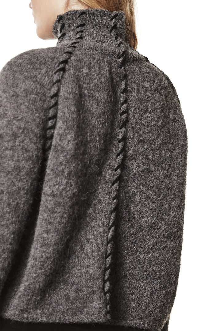 Thom Krom Stitch Knit - Grey Melange