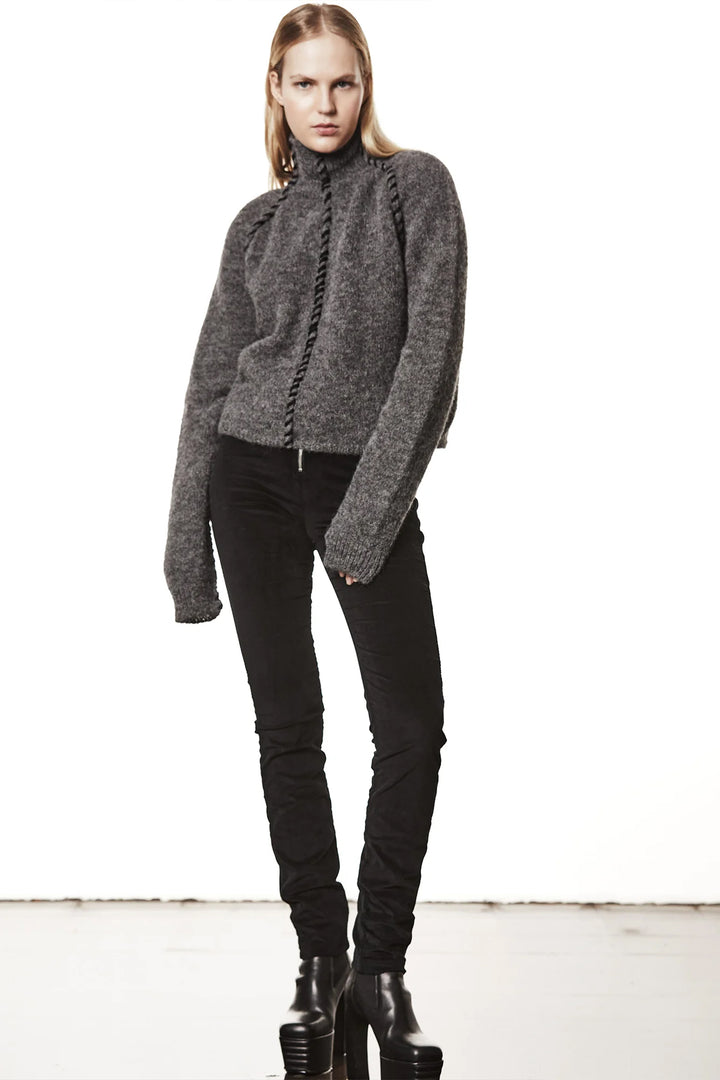 Thom Krom Stitch Knit - Grey Melange
