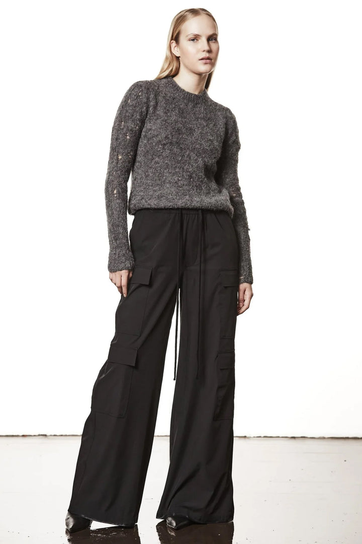 Thom Krom Distressed Knit - Grey Melange
