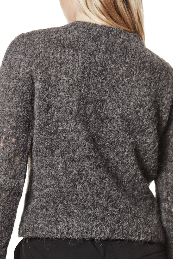 Thom Krom Distressed Knit - Grey Melange