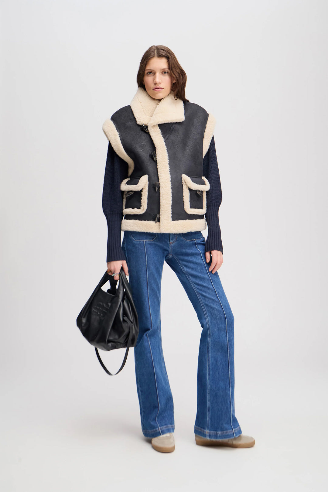 Munthe Lurple Vest - Black