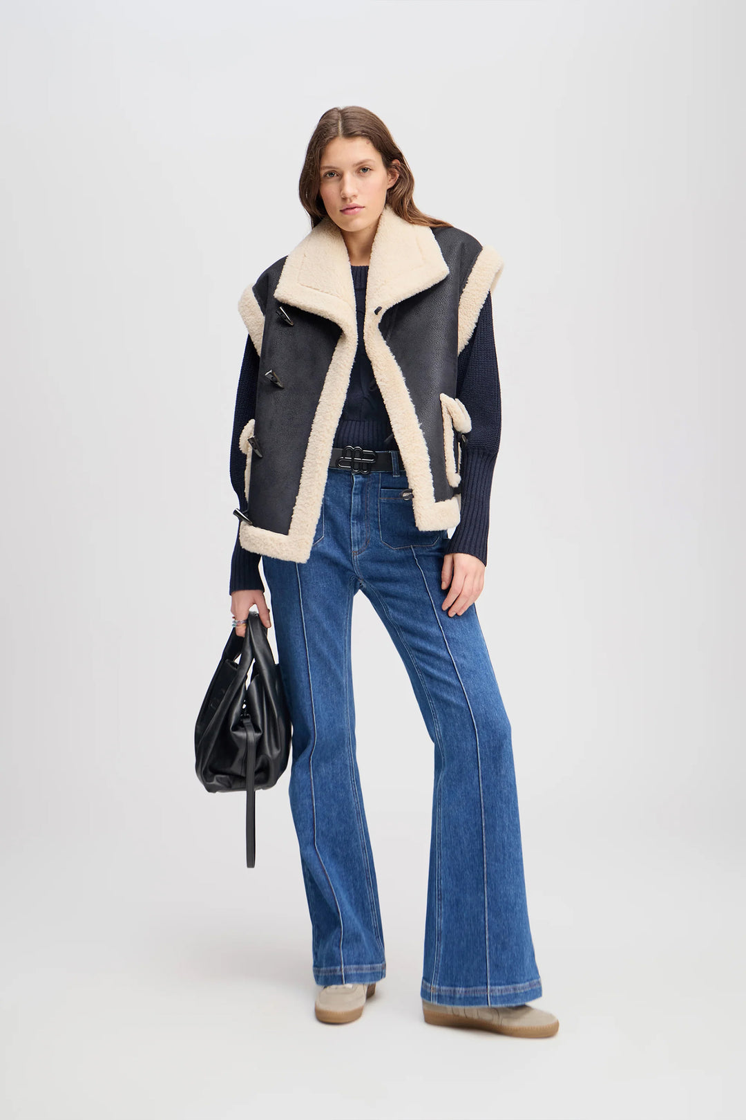 Munthe Lurple Vest - Black